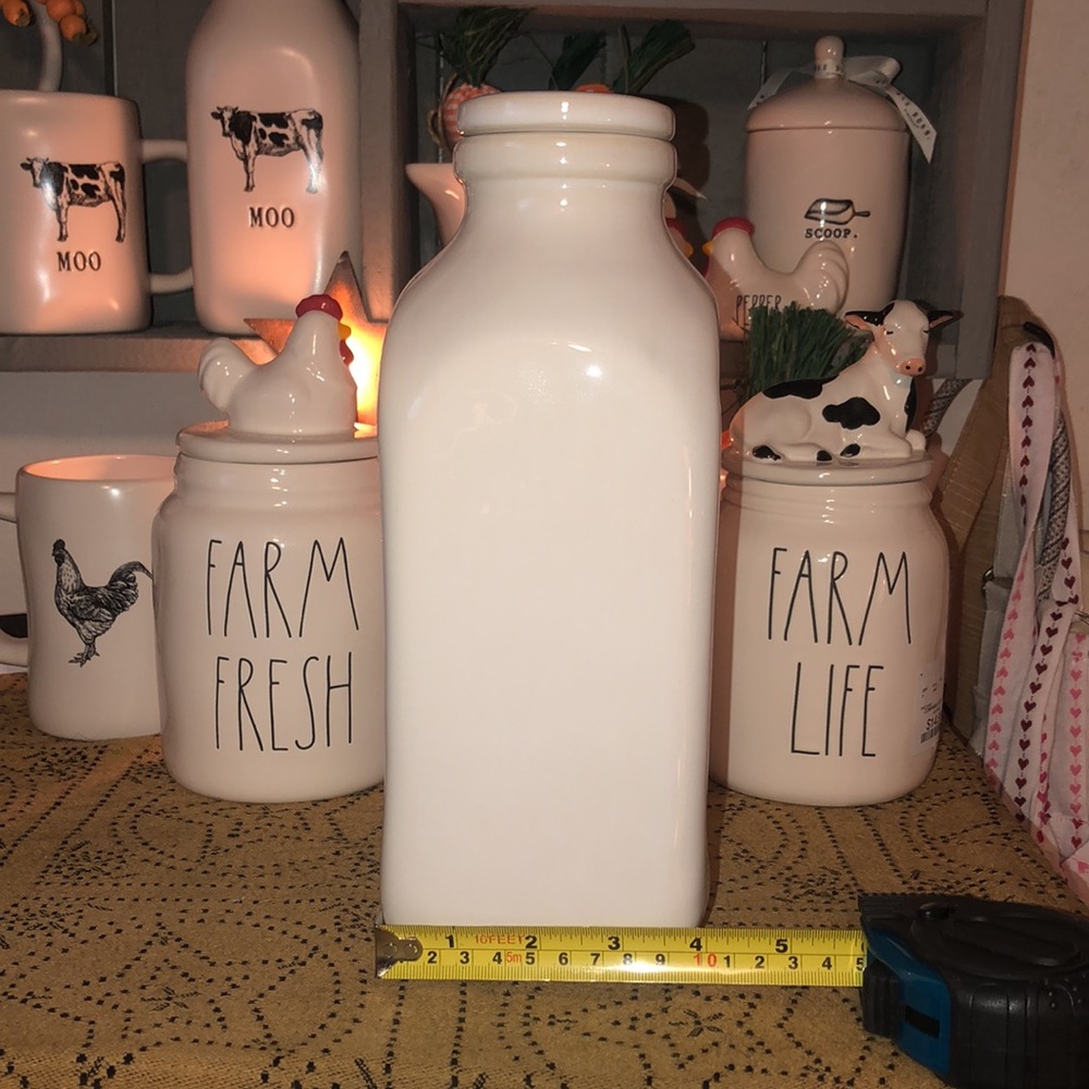 Rae Dunn FARM FRESH Large Milk Jug (Do Not Bundle) - Picture 12 of 12